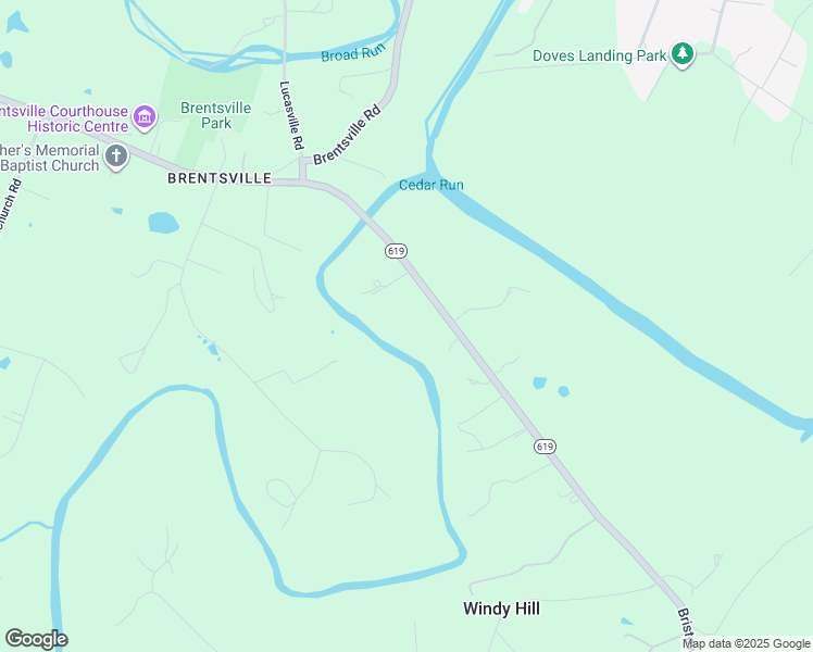 map of restaurants, bars, coffee shops, grocery stores, and more near 12500 Bristow Road in Nokesville