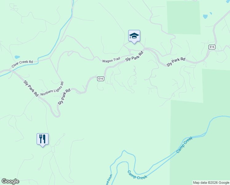map of restaurants, bars, coffee shops, grocery stores, and more near 7051 Cambria Court in Placerville