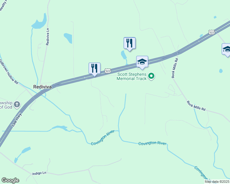 map of restaurants, bars, coffee shops, grocery stores, and more near 46 Beckwith Lane in Washington