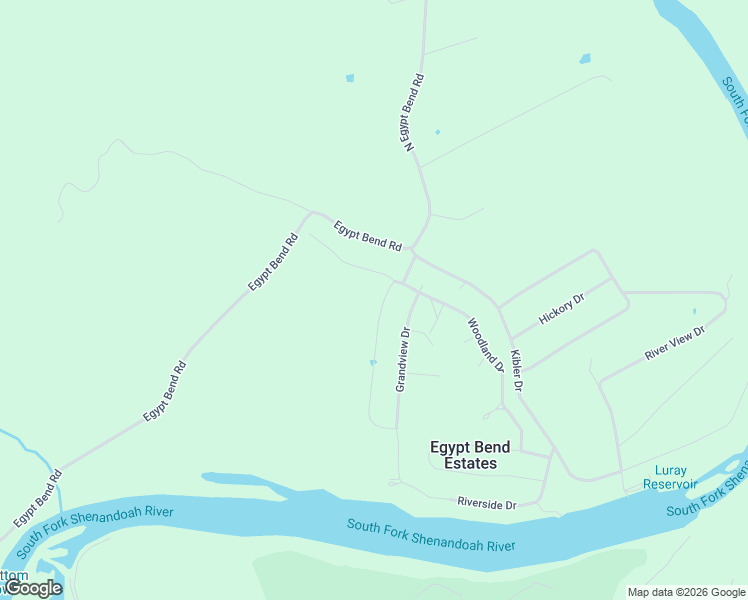map of restaurants, bars, coffee shops, grocery stores, and more near 671 Woodland Drive in Luray
