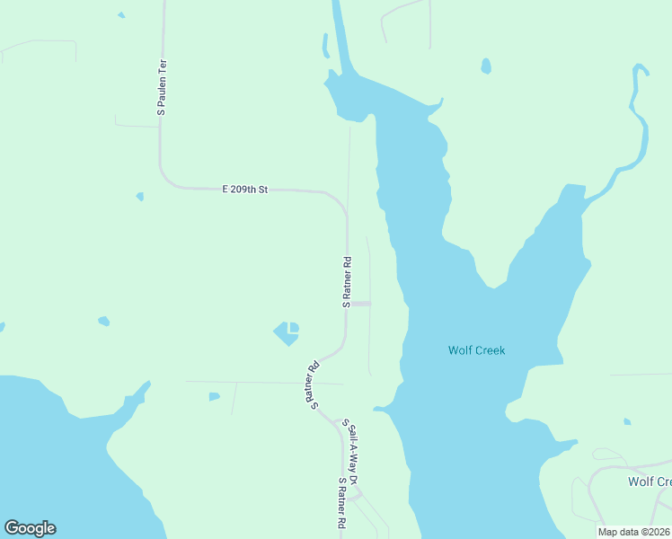 map of restaurants, bars, coffee shops, grocery stores, and more near 20681-21699 South Paulen Road in Overbrook