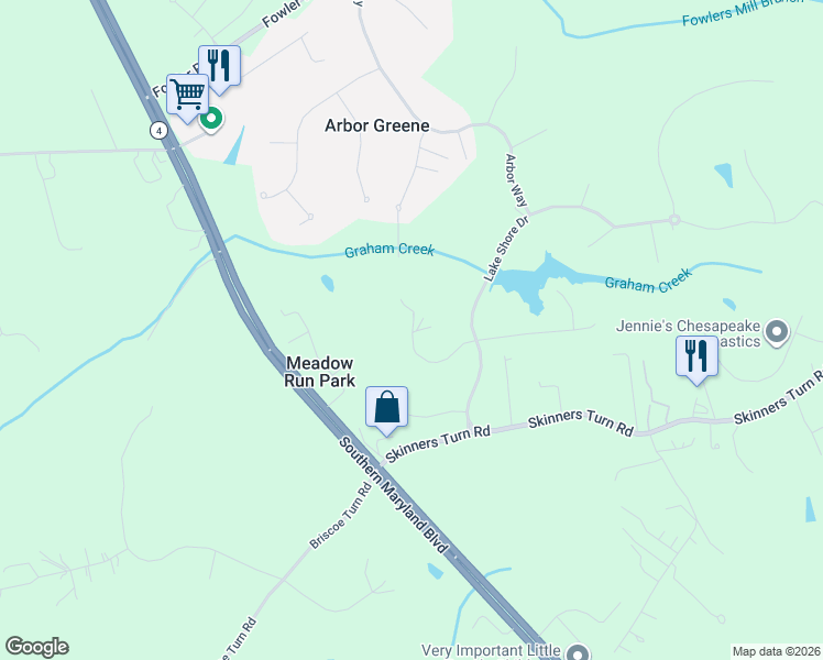 map of restaurants, bars, coffee shops, grocery stores, and more near in Owings