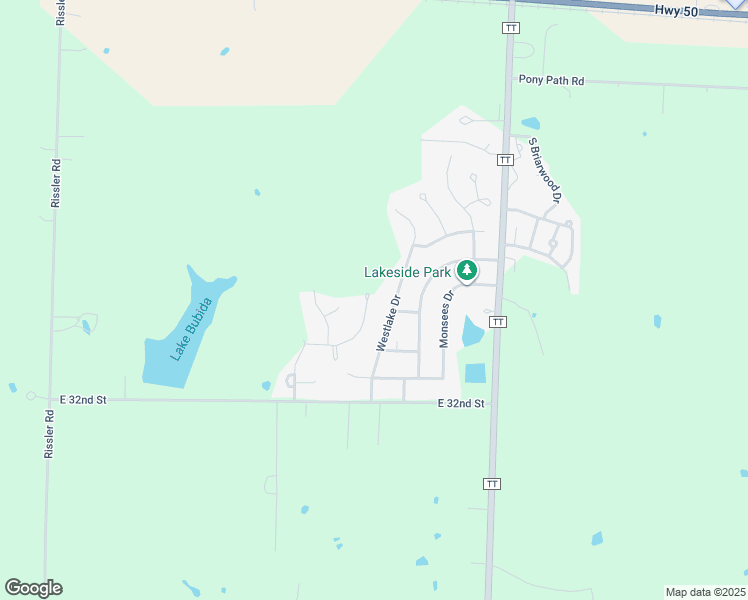 map of restaurants, bars, coffee shops, grocery stores, and more near 6099-6199 Blue Jay Boulevard in Sedalia