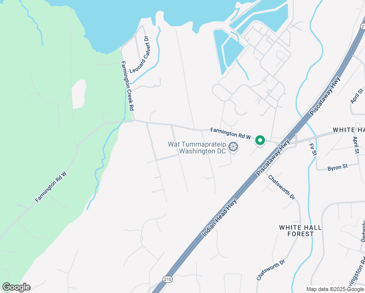 map of restaurants, bars, coffee shops, grocery stores, and more near 14900 Wannas Drive in Accokeek