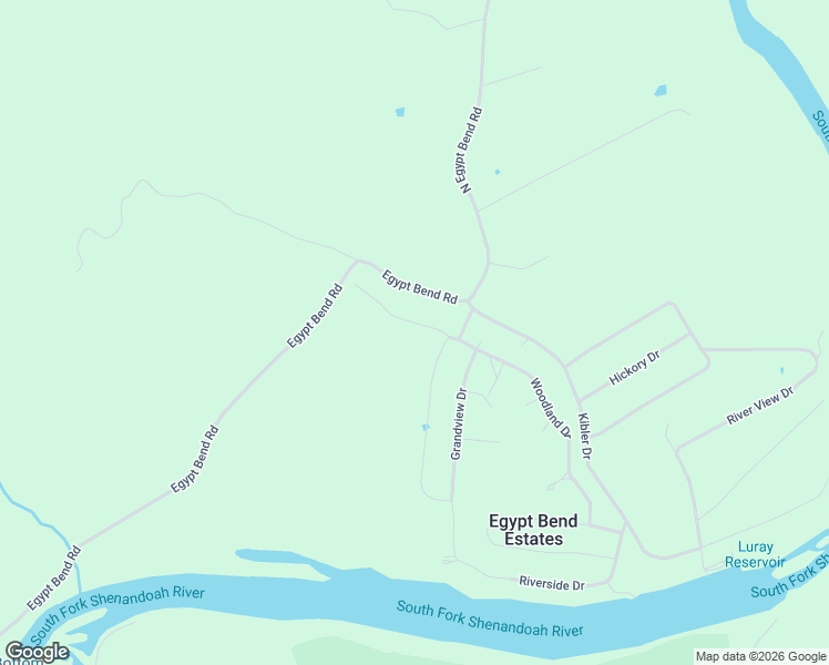 map of restaurants, bars, coffee shops, grocery stores, and more near 671 Woodland Drive in Luray