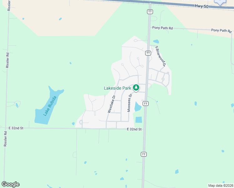 map of restaurants, bars, coffee shops, grocery stores, and more near 2800-2898 Westlake Drive in Sedalia