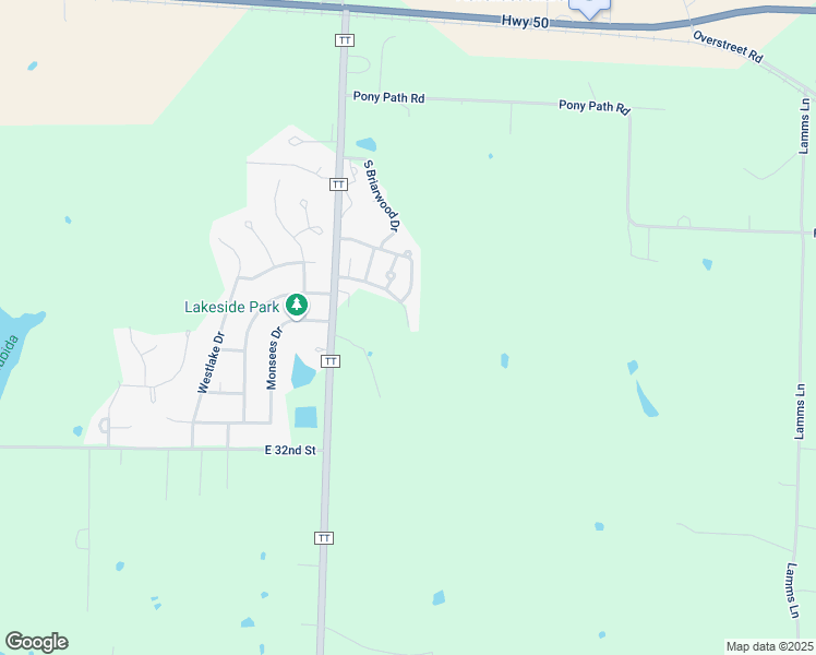 map of restaurants, bars, coffee shops, grocery stores, and more near 198 Southlake Drive in Sedalia