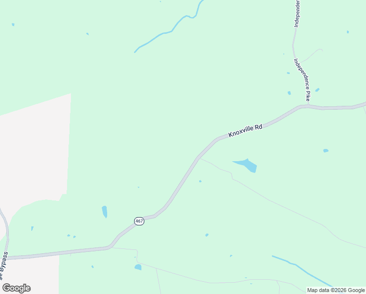 map of restaurants, bars, coffee shops, grocery stores, and more near 1360 Knoxville Road in Dry Ridge