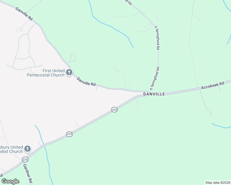 map of restaurants, bars, coffee shops, grocery stores, and more near 4703 Danville Road in Brandywine