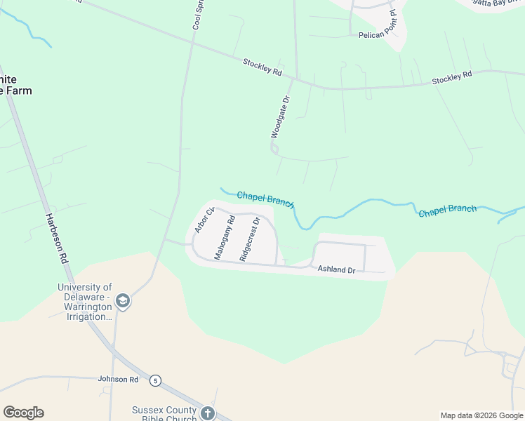 map of restaurants, bars, coffee shops, grocery stores, and more near 22287 Arbor Circle in Milton