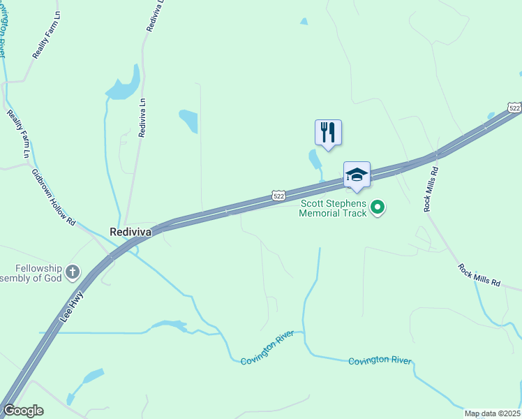 map of restaurants, bars, coffee shops, grocery stores, and more near 46 Beckwith Lane in Washington