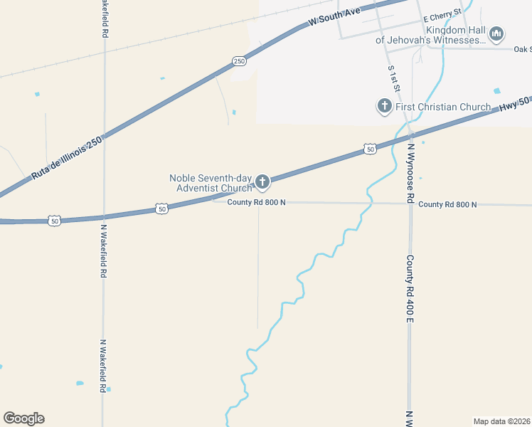 map of restaurants, bars, coffee shops, grocery stores, and more near 1357 East Mount Pleasant Lane in Noble