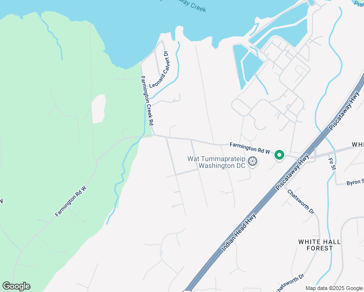map of restaurants, bars, coffee shops, grocery stores, and more near 126 Farmington Road West in Accokeek