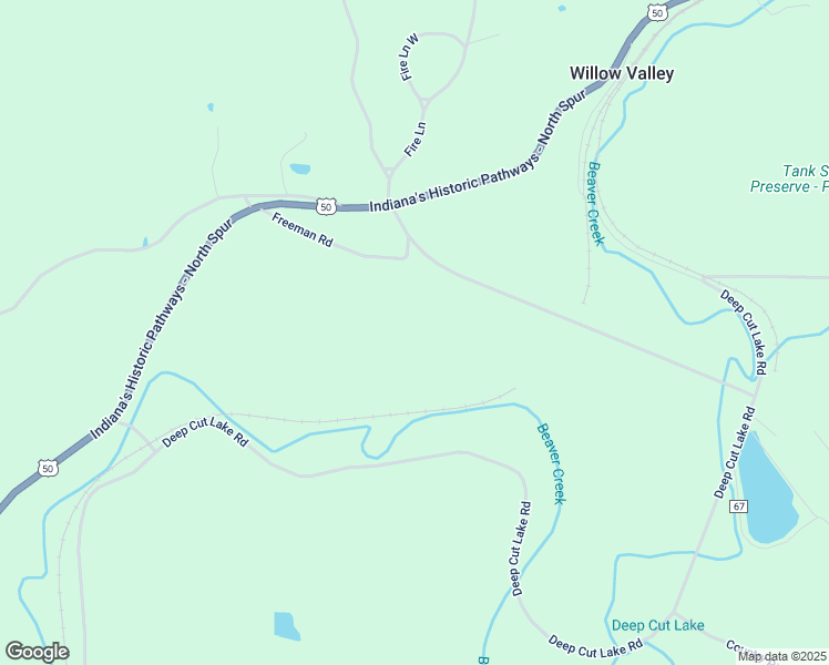 map of restaurants, bars, coffee shops, grocery stores, and more near 10618 Indiana 650 in Shoals
