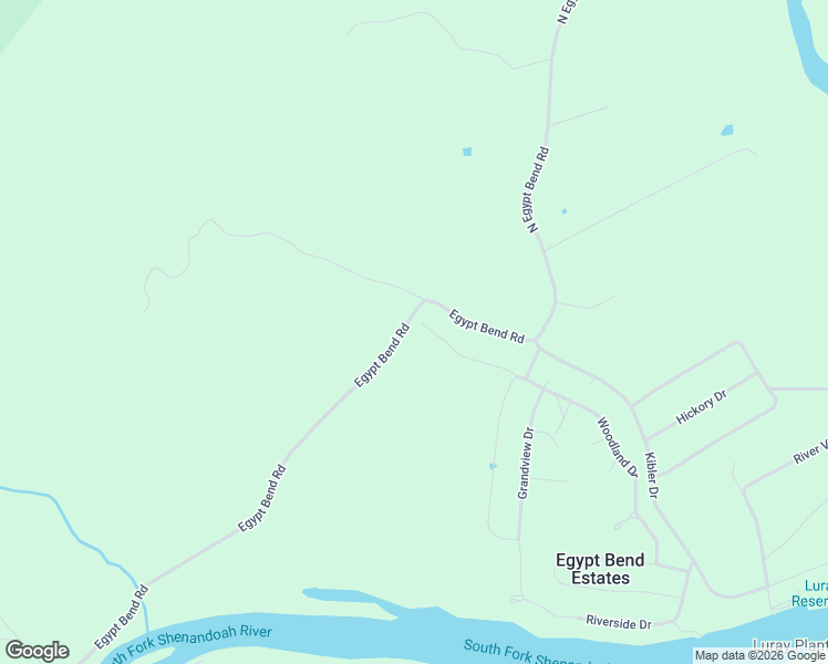 map of restaurants, bars, coffee shops, grocery stores, and more near 561 Egypt Bend Road in Luray