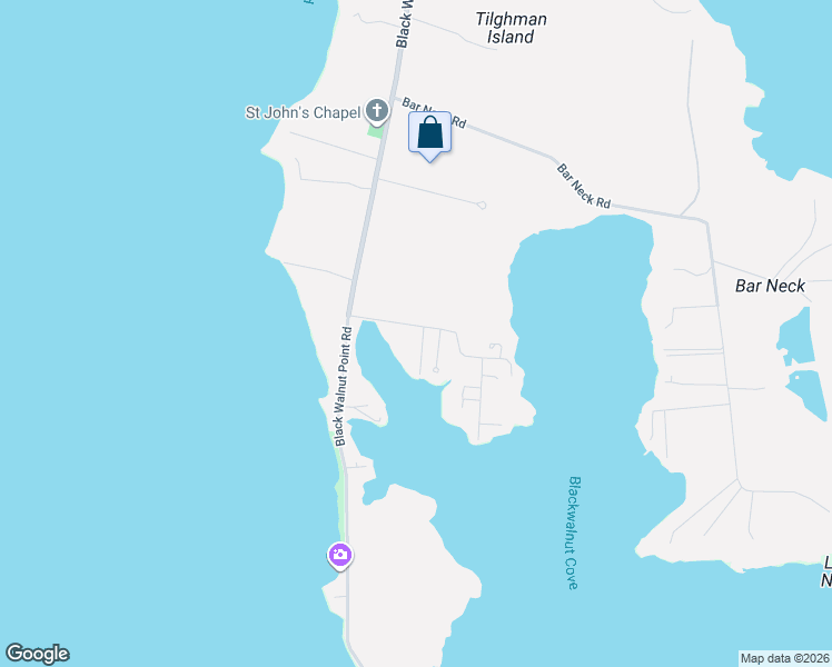 map of restaurants, bars, coffee shops, grocery stores, and more near 4940 Fairbank Road in Tilghman Island