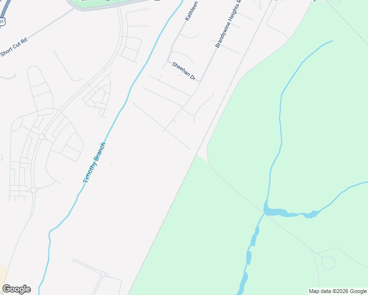 map of restaurants, bars, coffee shops, grocery stores, and more near 8713 Timothy Road in Brandywine