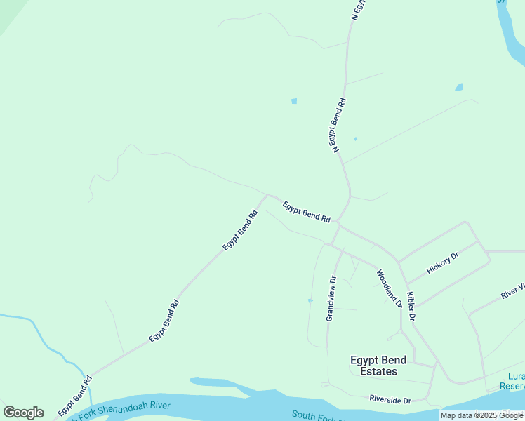 map of restaurants, bars, coffee shops, grocery stores, and more near 561 Egypt Bend Road in Luray