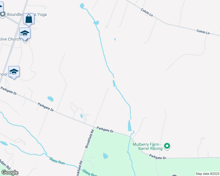 map of restaurants, bars, coffee shops, grocery stores, and more near 12150 Parkgate Drive in Nokesville