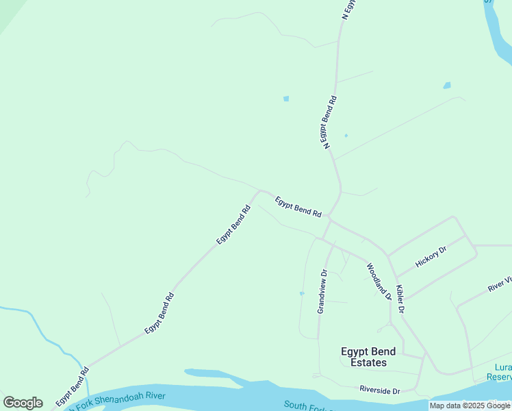 map of restaurants, bars, coffee shops, grocery stores, and more near 561 Egypt Bend Road in Luray
