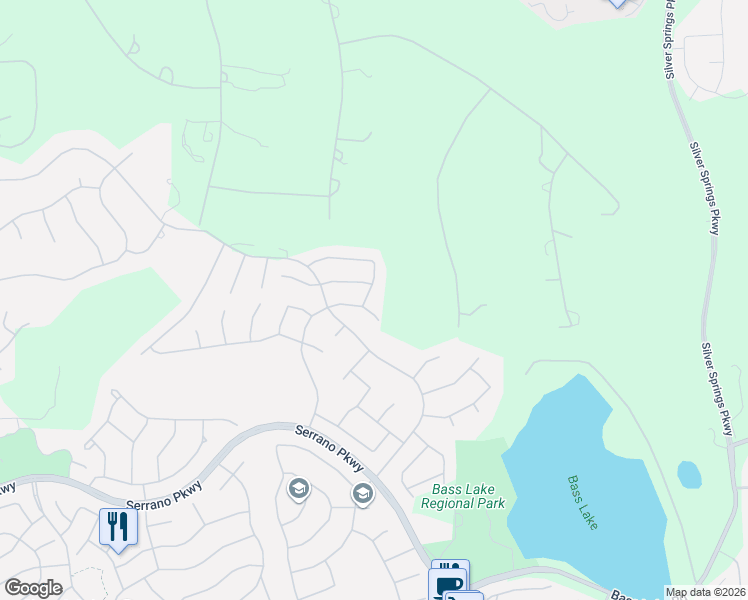 map of restaurants, bars, coffee shops, grocery stores, and more near 345 El Greco Court in El Dorado Hills