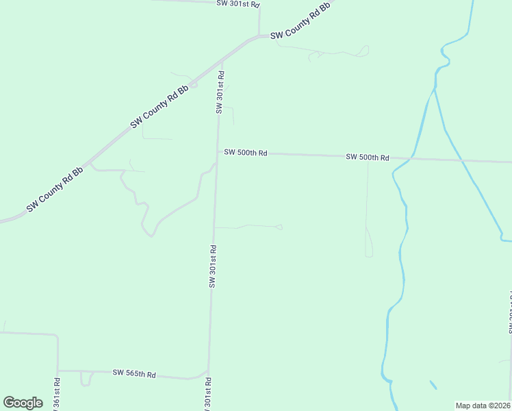 map of restaurants, bars, coffee shops, grocery stores, and more near 521 Southwest 301st Road in Warrensburg