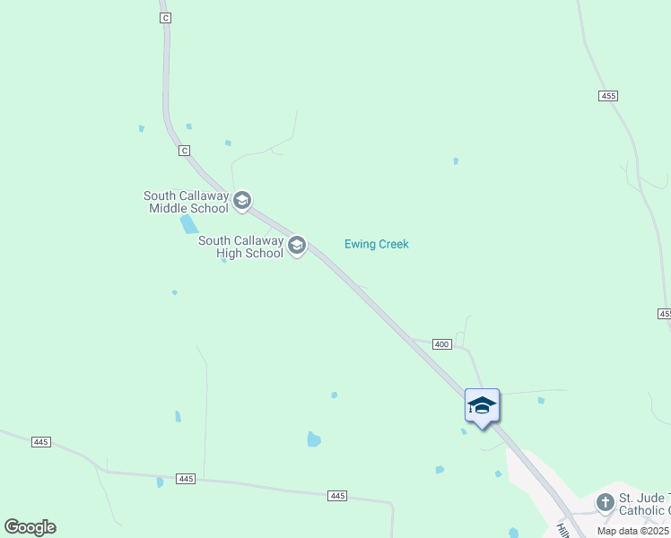 map of restaurants, bars, coffee shops, grocery stores, and more near 10103 State Highway C in Mokane