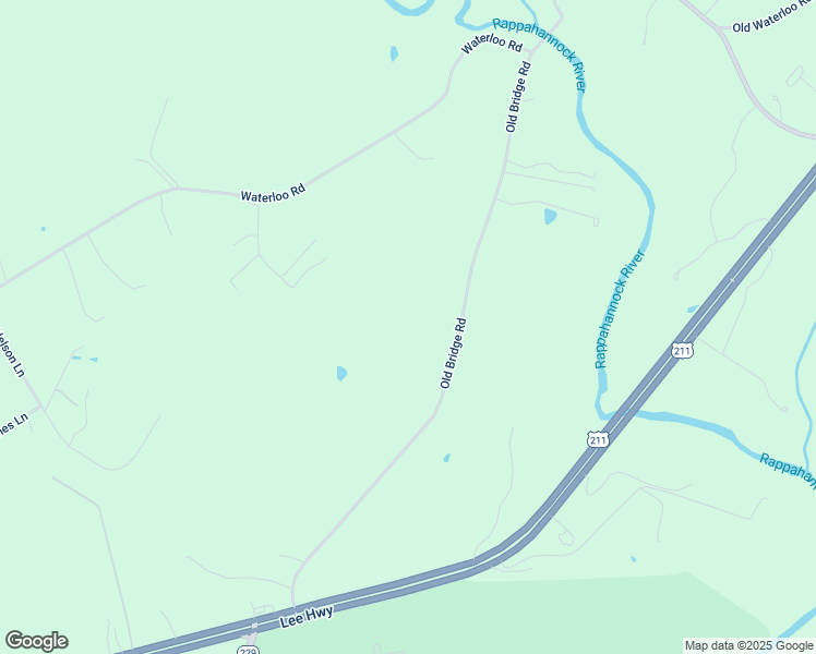 map of restaurants, bars, coffee shops, grocery stores, and more near 1184 Old Bridge Road in Amissville