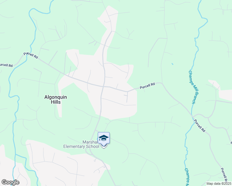 map of restaurants, bars, coffee shops, grocery stores, and more near 12342 Purcell Road in Manassas