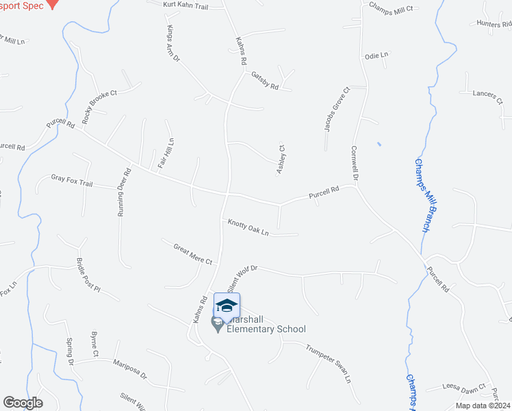map of restaurants, bars, coffee shops, grocery stores, and more near 12342 Purcell Road in Manassas