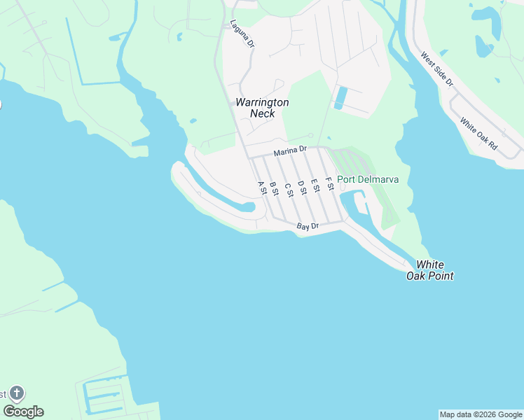 map of restaurants, bars, coffee shops, grocery stores, and more near 2 Marshall Road in Rehoboth Beach