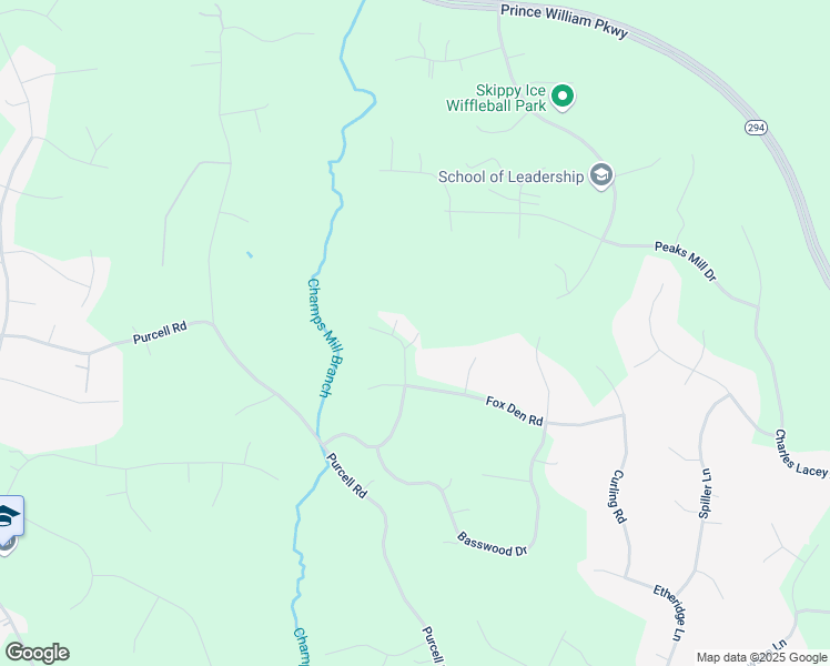 map of restaurants, bars, coffee shops, grocery stores, and more near 12363 Hunters Grove Road in Manassas