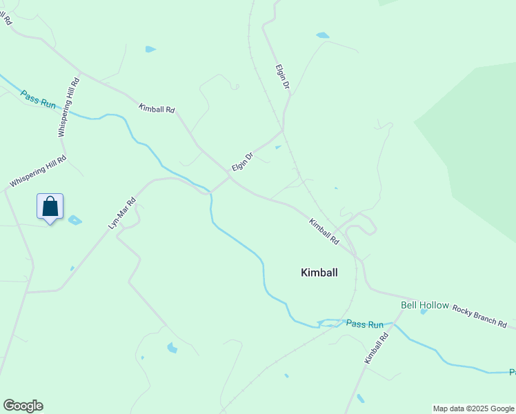 map of restaurants, bars, coffee shops, grocery stores, and more near 1415 Kimball Road in Luray