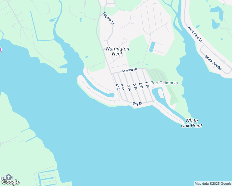 map of restaurants, bars, coffee shops, grocery stores, and more near 2 Marshall Road in Rehoboth Beach