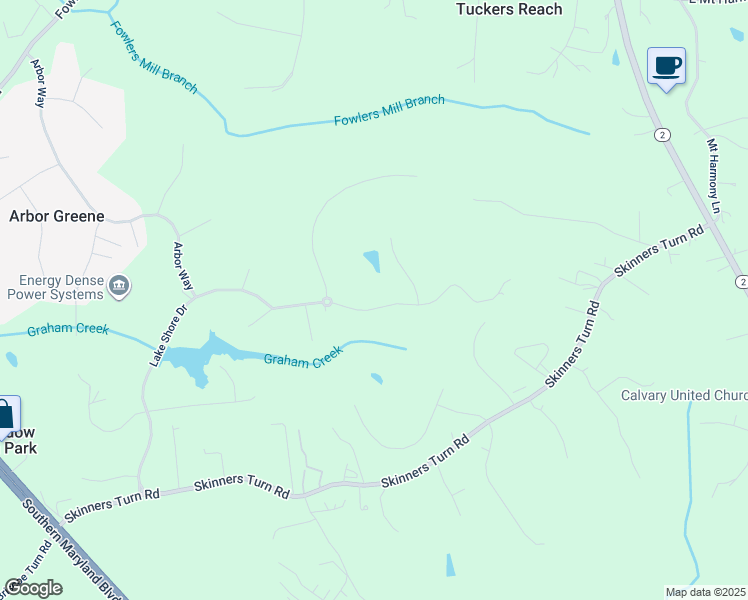 map of restaurants, bars, coffee shops, grocery stores, and more near 7818 Lake Shore Drive in Owings