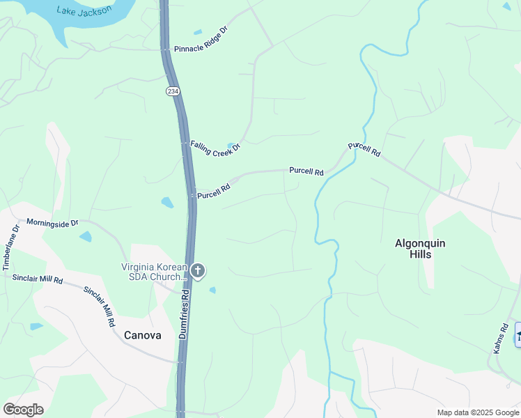map of restaurants, bars, coffee shops, grocery stores, and more near 7759 Glade Court in Manassas