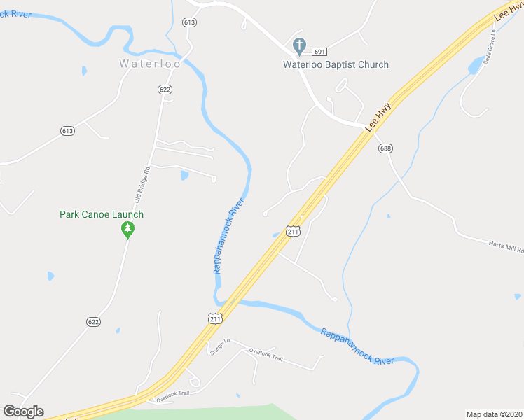 map of restaurants, bars, coffee shops, grocery stores, and more near 9404 Lee Highway in Warrenton
