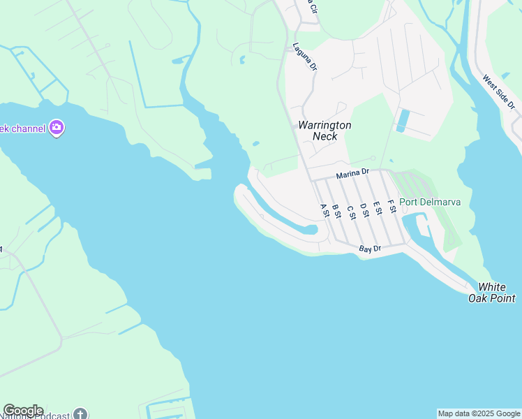 map of restaurants, bars, coffee shops, grocery stores, and more near 21 Arnell Road in Rehoboth Beach