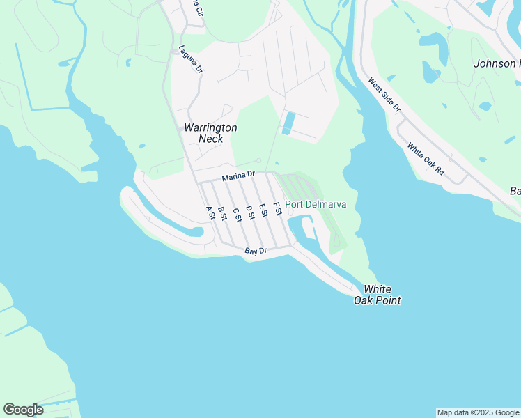 map of restaurants, bars, coffee shops, grocery stores, and more near 21730 E Street in Rehoboth Beach