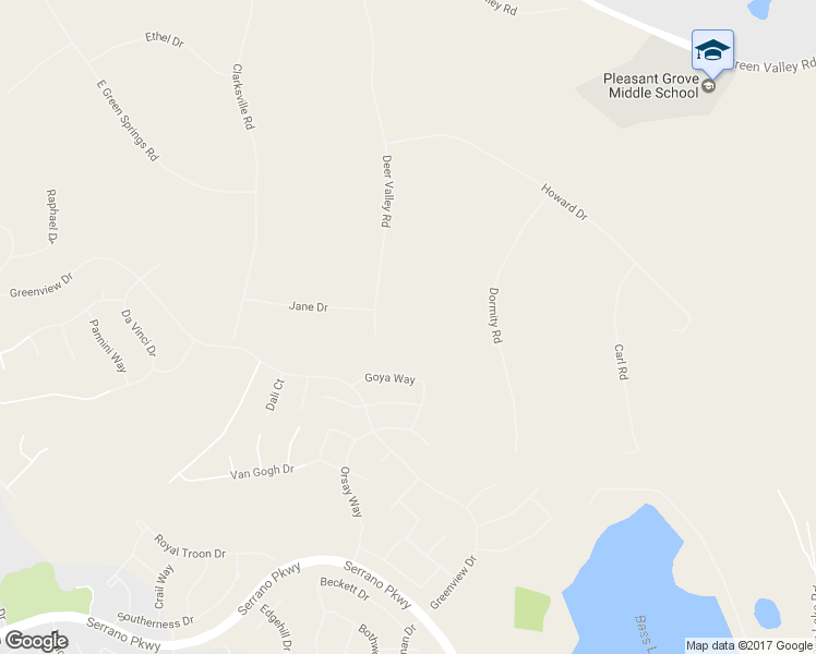 map of restaurants, bars, coffee shops, grocery stores, and more near 1790 Deer Valley Road in Rescue