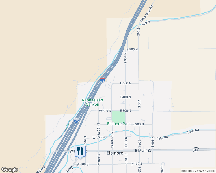 map of restaurants, bars, coffee shops, grocery stores, and more near 675 North Sr 118 in Central Valley