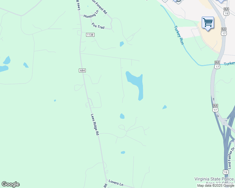 map of restaurants, bars, coffee shops, grocery stores, and more near 8366 Leeton Lake Drive in Warrenton