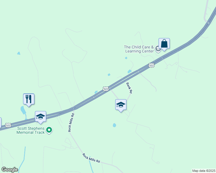 map of restaurants, bars, coffee shops, grocery stores, and more near 12695 Lee Highway in Washington