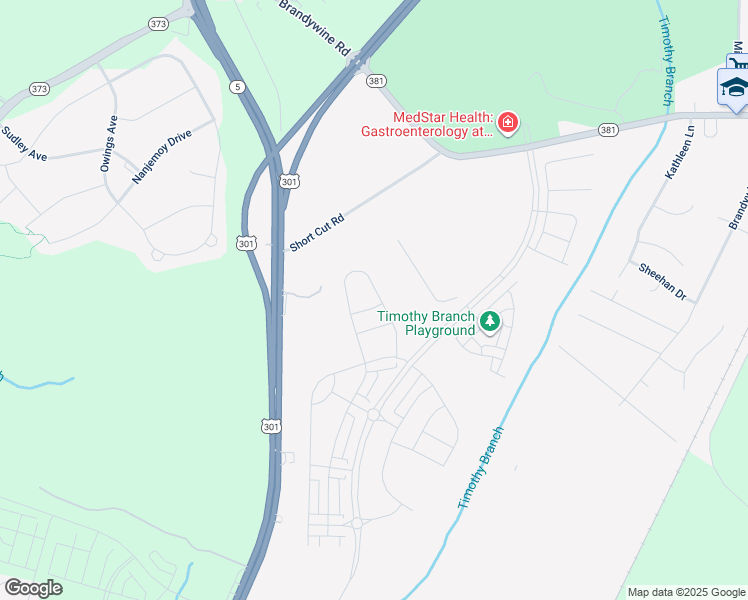 map of restaurants, bars, coffee shops, grocery stores, and more near 14701 Mattawoman Drive in Brandywine