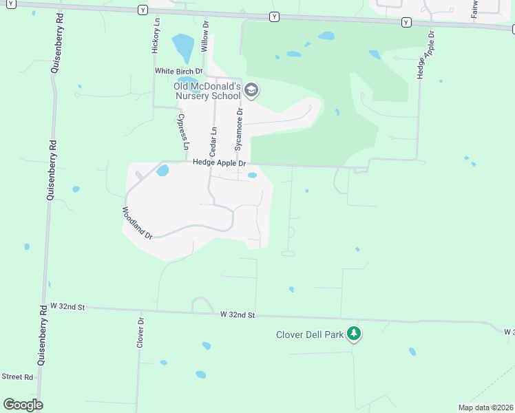 map of restaurants, bars, coffee shops, grocery stores, and more near 5901 Apple Ridge Road in Sedalia