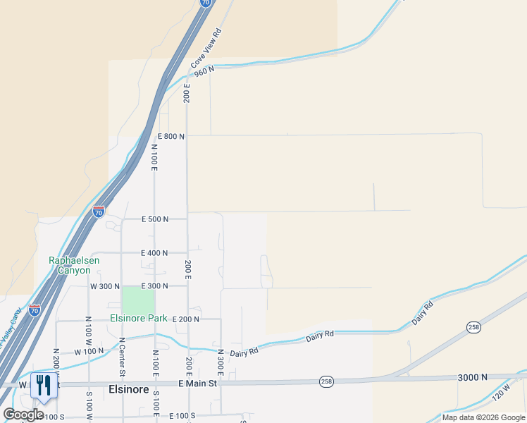 map of restaurants, bars, coffee shops, grocery stores, and more near 400 540 North in Monroe