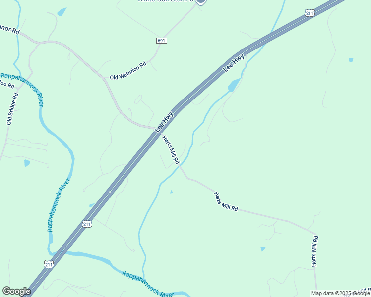 map of restaurants, bars, coffee shops, grocery stores, and more near 9368 Harts Mill Road in Warrenton