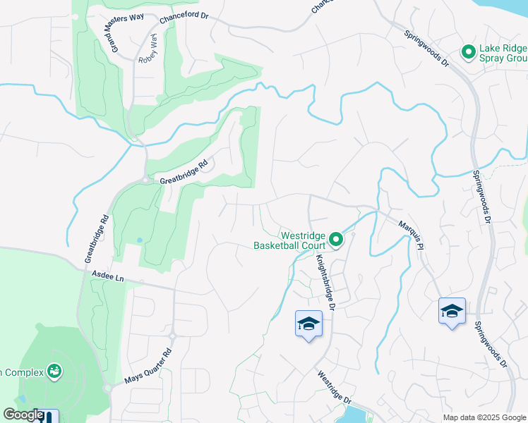 map of restaurants, bars, coffee shops, grocery stores, and more near 12300 Leith Court in Woodbridge