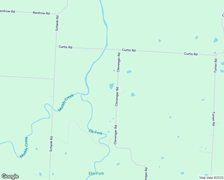 map of restaurants, bars, coffee shops, grocery stores, and more near 27125 Clevenger Road in Green Ridge