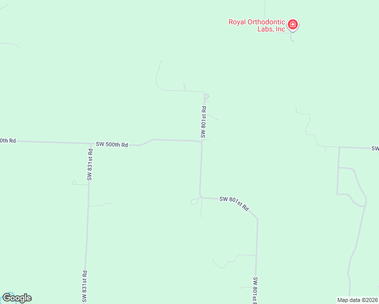 map of restaurants, bars, coffee shops, grocery stores, and more near 500-522 Southwest 801st Road in Holden